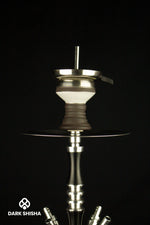 Carica immagine nella galleria Narghilè Crystalia Elektra Shisha Black/Silver | Eleganza e Prestazioni Superiori - Darkshisha