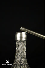Carica immagine nella galleria Narghilè Crystalia Elektra Shisha Black/Silver | Eleganza e Prestazioni Superiori - Darkshisha