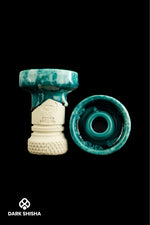 Carica immagine nella galleria Toro - Testa In Argilla Phunnel - Acqua Marina per Narghilè - Darkshisha