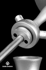 Carica immagine nella galleria Narghilè Aladin Alux M5 | Design Elegante in Argento, 46 cm - Darkshisha