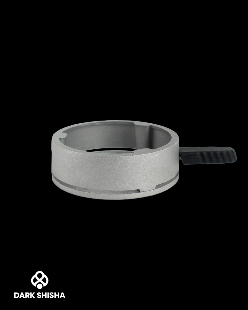 Gestore di calore per narghilè Smoke2u HMD in alluminio argento, ideale per controllo calore e fumo uniforme