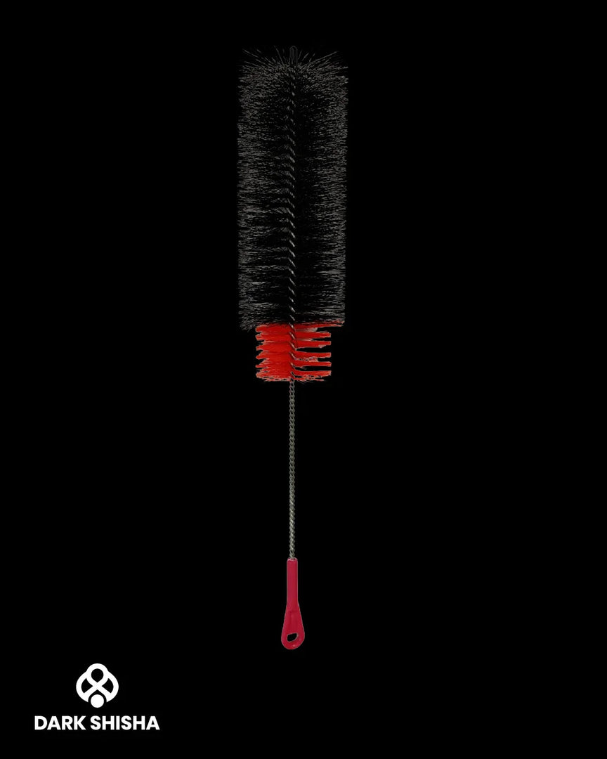 Smoke2u Spazzola per Vetro Narghilè color Nero e Rosso – Bottle Brush flessibile per pulizia shisha