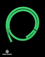 Carica immagine nella galleria tubo silicone narghilè verde soft touch flessibile lavabile
