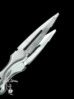 Carica immagine nella galleria Pinza per Carbone Narghilè in Acciaio Inossidabile - 23 cm | Presa Sicura - Darkshisha