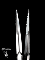 Carica immagine nella galleria Pinza per Carbone Narghilè in Acciaio Inossidabile - 23 cm | Presa Sicura - Darkshisha