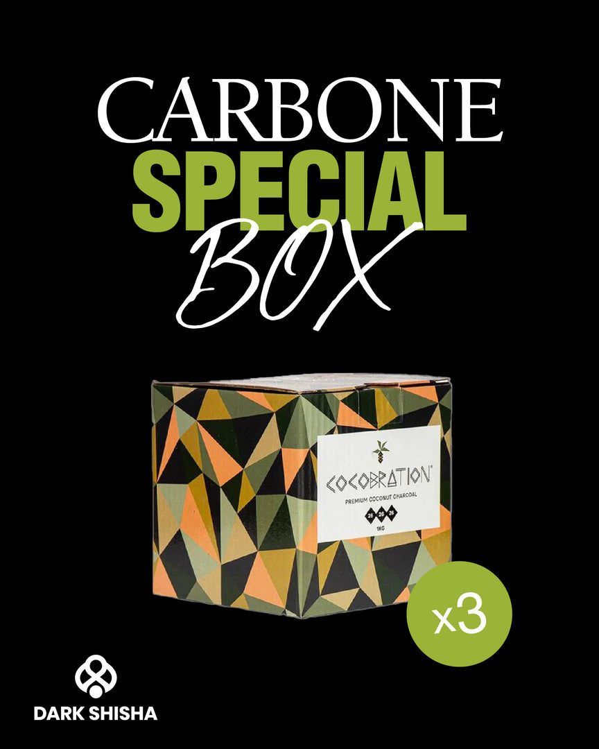 Carbone per narghilè Cocobration 26 mm in cubetti naturali di cocco, formato da 3 kg