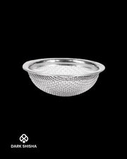 Filtro Luna Hookah per narghilè in acciaio inox con diametro 6 cm, adatto a teste in argilla e pietra, facilita pulizia e gestione del tabacco.