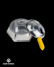 Gestore di Calore HMD Ottagonale | Manico Giallo in Silicone per Narghilè - Darkshisha