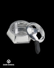 Gestore di Calore HMD Ottagonale | Manico Nero in Silicone per Narghilè - Darkshisha