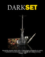 Set Narghilè Aladin MVP 670 + Boccaglio In Vetro + carbone + Amy Glassi Set - Premium  da darkshisha1 - a €208.90! Acquista ora da darkshisha1