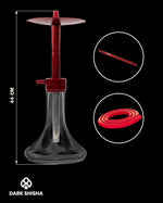Carica immagine nella galleria Mr. Eds E29 Boss Rosso | Narghilè in Alluminio con Blow-Off System - Darkshisha
