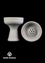 Testa in Silicone per Narghilè - Dark Shisha Grigio | Resistente e Performante - Darkshisha