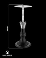 Carica immagine nella galleria Narghilè AEON x SMOKE2U Orange 53 cm in acciaio inox con base di vetro nera

