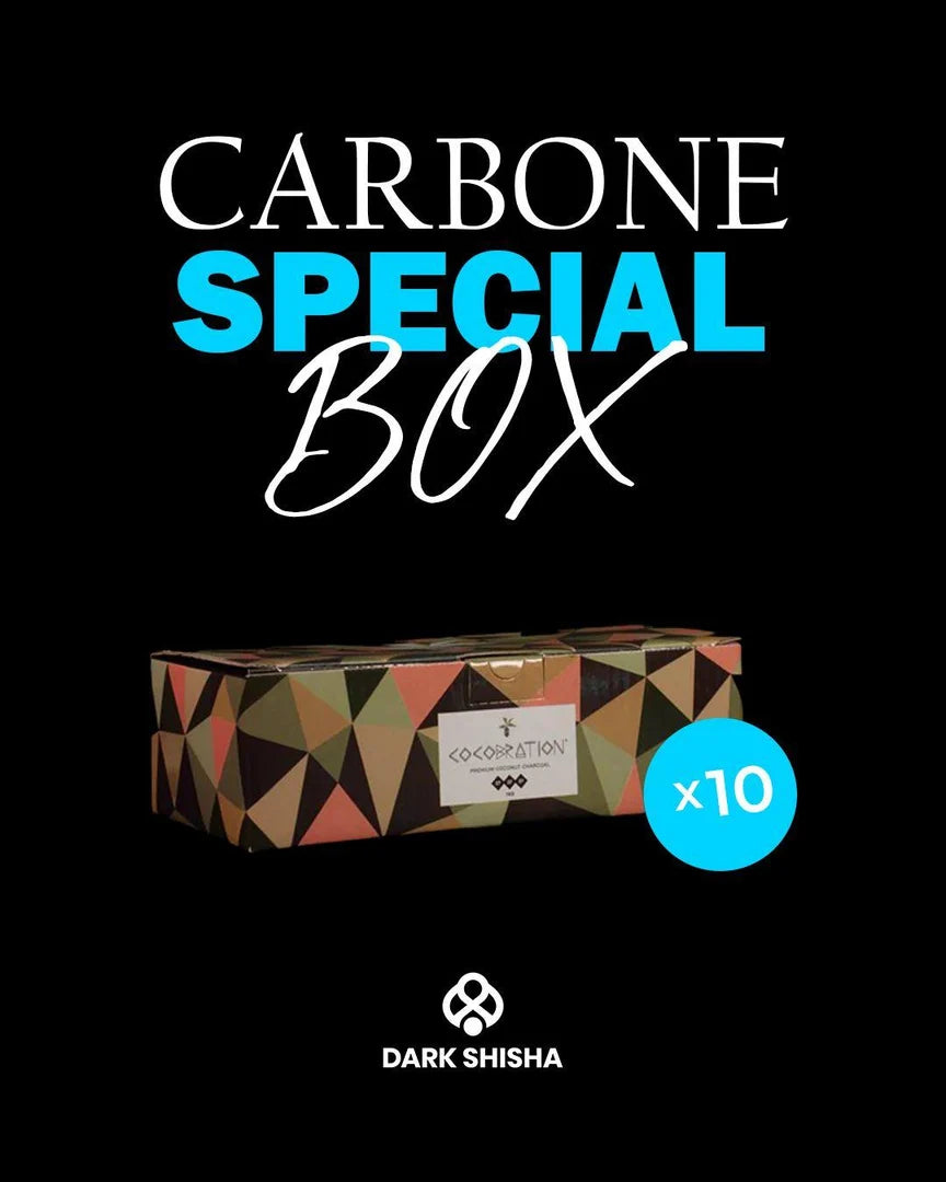 Box di carbone per narghilè Darkshisha Cocobration da 10 kg
