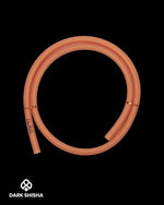 Carica immagine nella galleria Tubo per narghilè Luna marrone da 150 cm, flessibile e universale in silicone premium, facile da pulire e durevole
