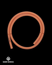 Tubo per narghilè Luna marrone da 150 cm, flessibile e universale in silicone premium, facile da pulire e durevole