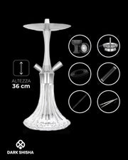 narghilè Aladin MVP A36 Clear Pattern in acciaio inox