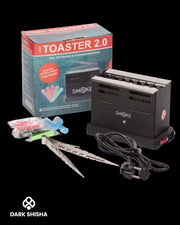 Smoke2u fornello elettrico carbone toaster 800W con pinza e beccucci per shisha