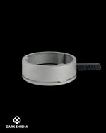 Carica immagine nella galleria Gestore di calore per narghilè Smoke2u HMD in alluminio argento, ideale per controllo calore e fumo uniforme
