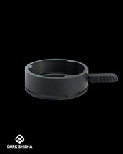 Gestore di calore per narghilè Smoke2u HMD in alluminio nero, controllo del calore e fumo uniforme