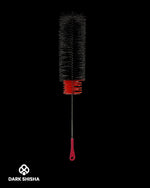 Carica immagine nella galleria Smoke2u Spazzola per Vetro Narghilè color Nero e Rosso – Bottle Brush flessibile per pulizia shisha
