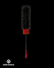 Smoke2u Spazzola per Vetro Narghilè color Nero e Rosso – Bottle Brush flessibile per pulizia shisha