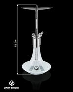 Carica immagine nella galleria Narghilè Steamulation Ultimate White Matt Metallic in acciaio inox di lusso
