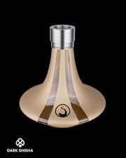 Base in vetro Steamulation Ultimate Gold Matt Metallic per narghilè