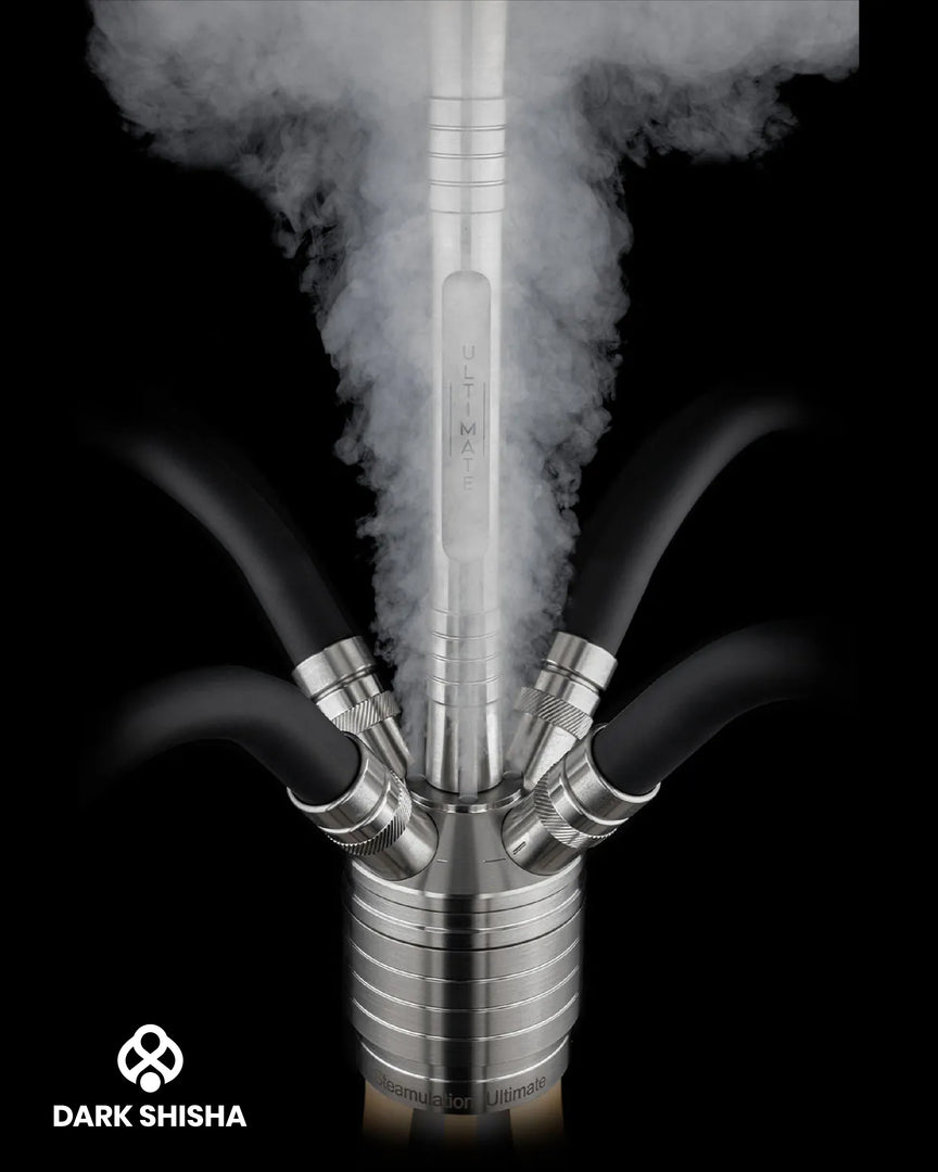 Narghilè Steamulation Ultimate Gold Matt Metallic in acciaio inox di lusso