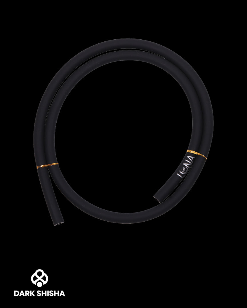 tubo silicone narghilè nero soft touch flessibile lavabile