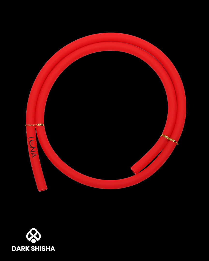 tubo silicone narghilè rosso soft touch flessibile lavabile