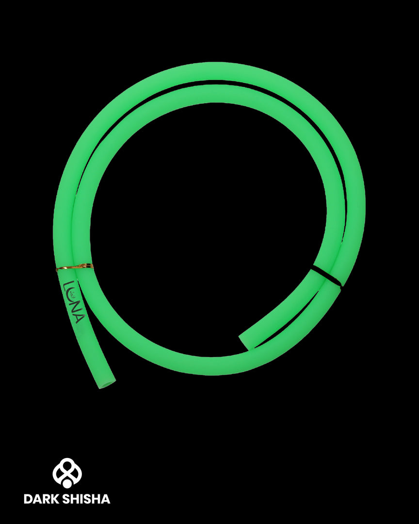 tubo silicone narghilè verde soft touch flessibile lavabile