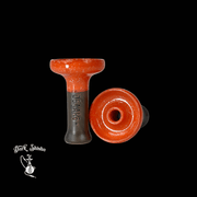 Testa per narghilè phunnel in ceramica Arancione - Design resistente per una distribuzione ottimale del calore - Darkshisha